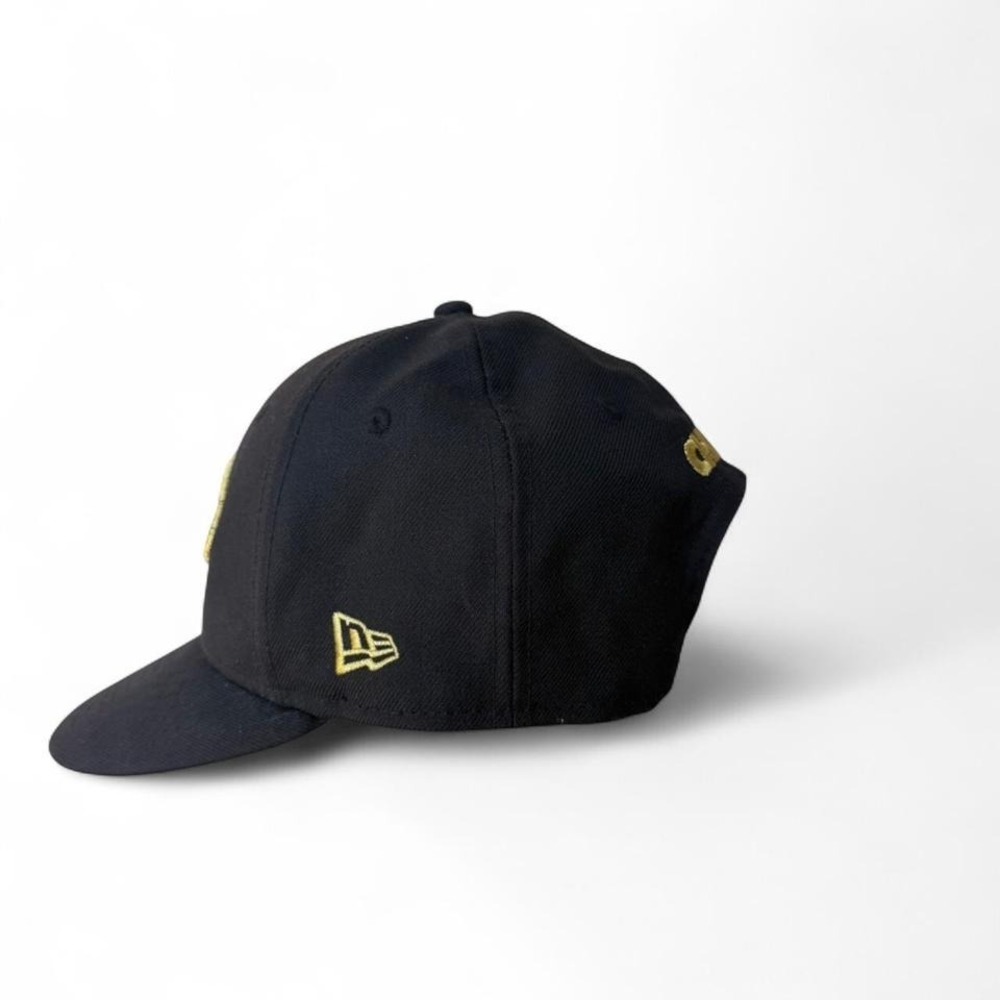 New Era 9FIFTY Kansas City Chiefs Snapback Hat Black Gold Wool NFL Cap Mens - Picture 3 of 5